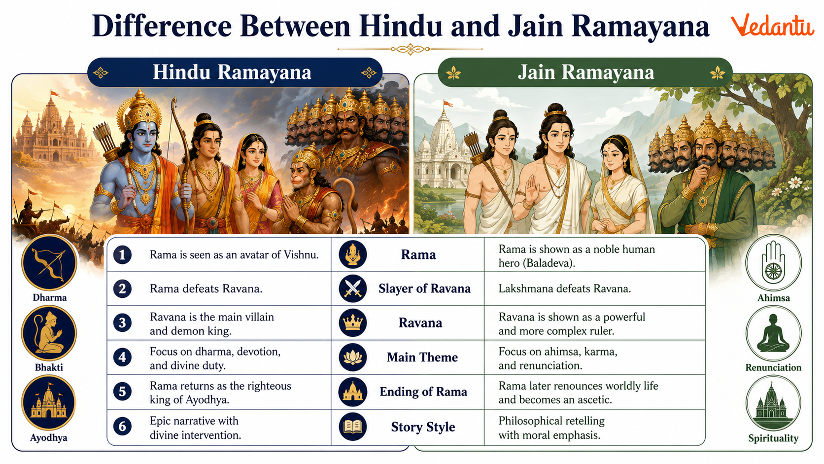Difference Between Hindu And Jain Ramayana