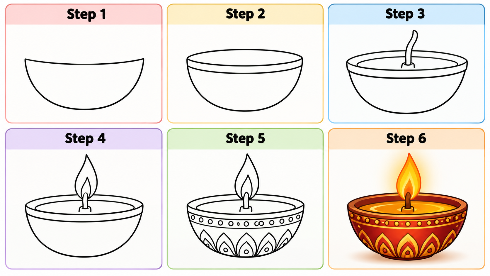 A diya is one of the simplest and most recognisable Diwali symbols