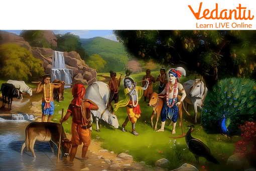 Story of Krishna the Shepherd Boy