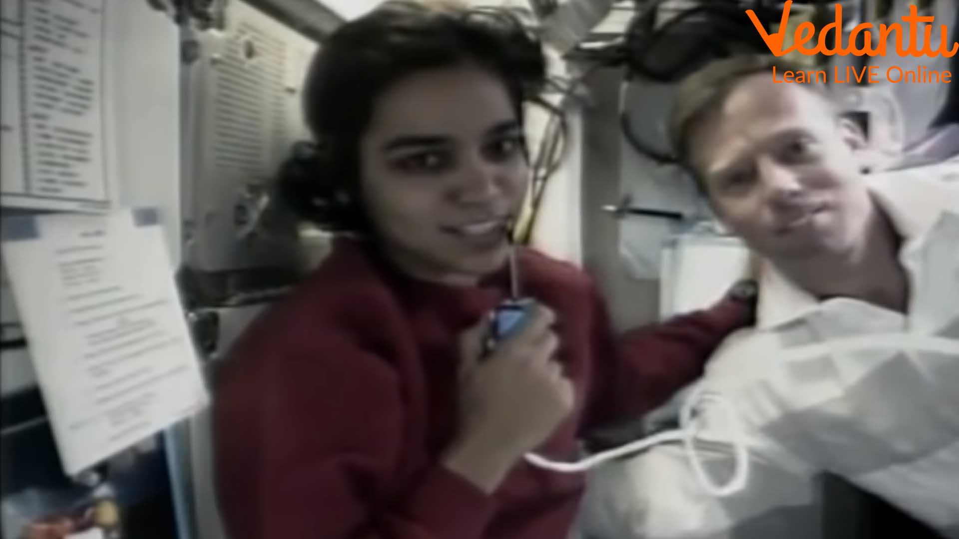 Kalpana Chawla in the International Space Station