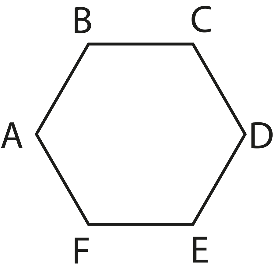 Diagram of a polygon