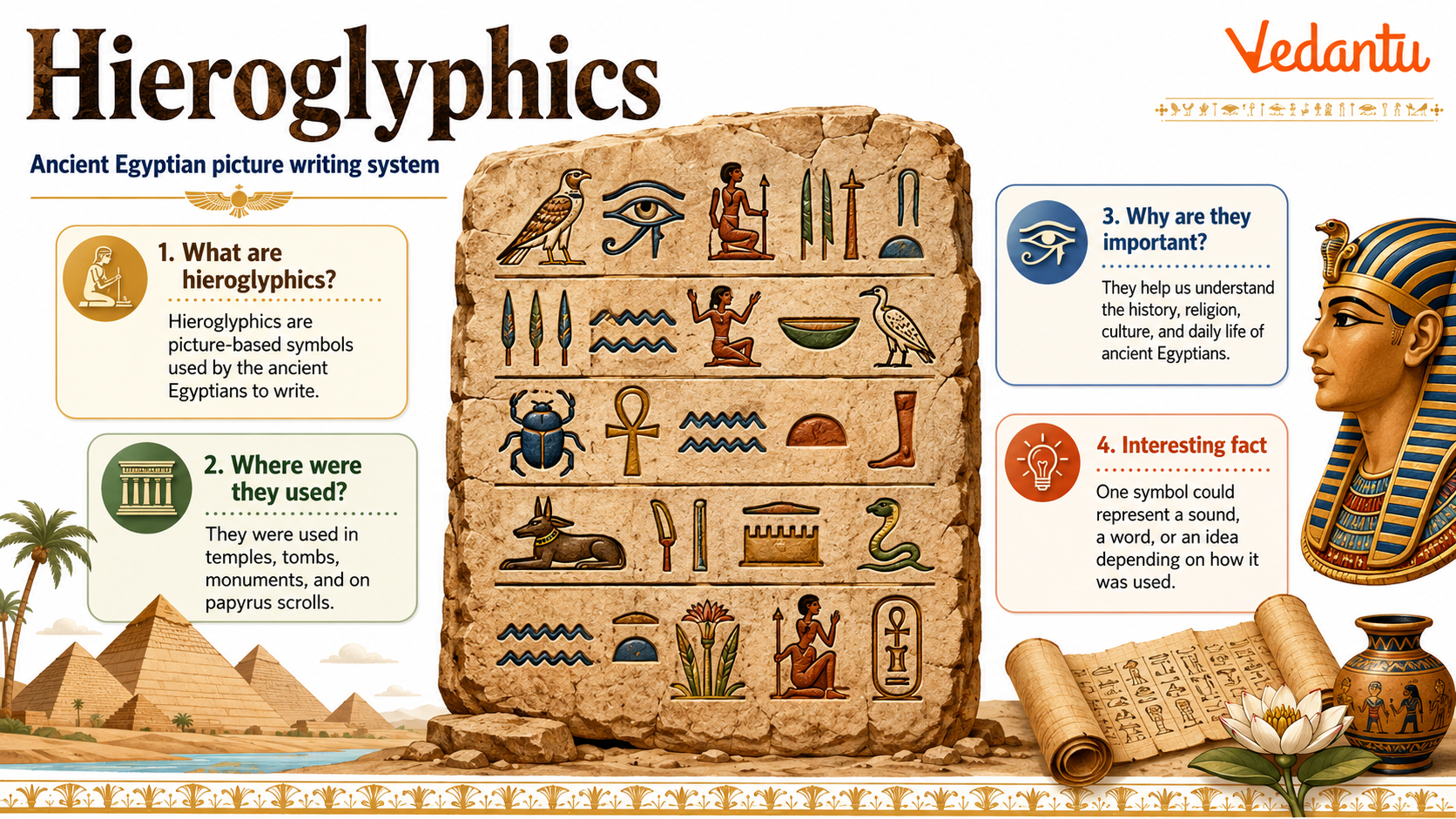 Hieroglyphics - Ancient Egyptian picture writing system