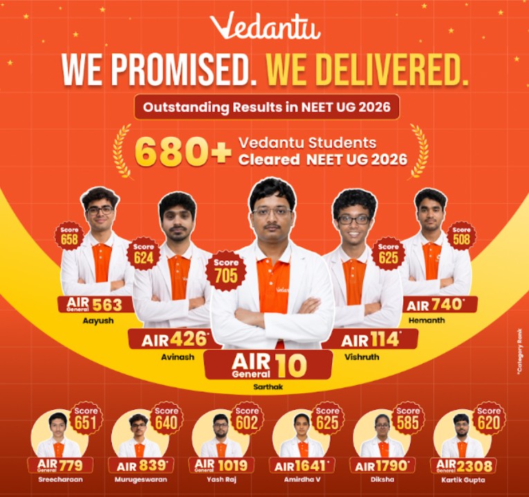 Vedantu NEET 2026 Result