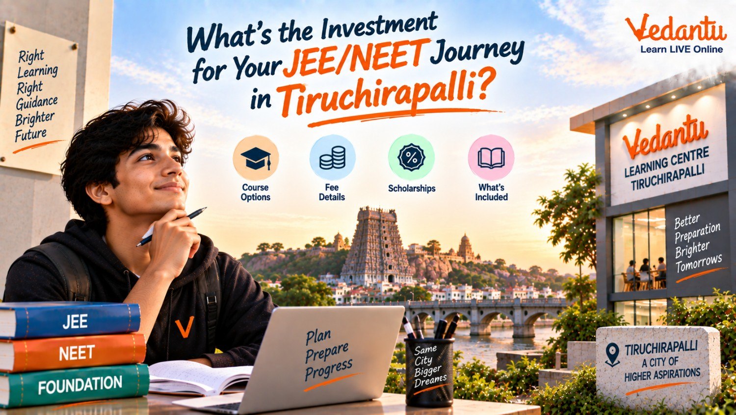 Vedantu Tiruchirapalli JEE & NEET Fees, Courses & Batches