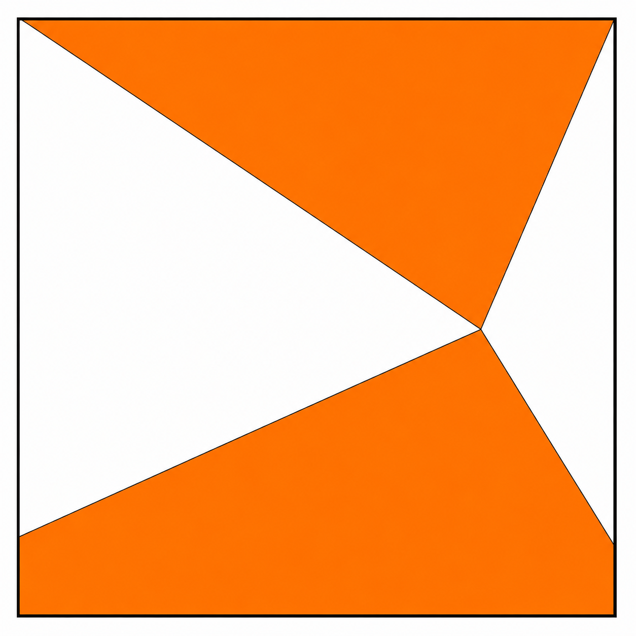 What fraction of the total area of the rectangle is the area of the red region.png