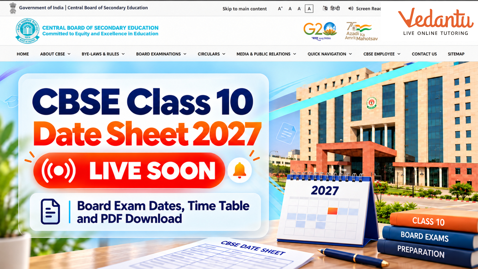 CBSE Class 10 Date Sheet 2027