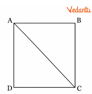 Question 4. ABCD is a square. Show that ∆ABC ≅ ∆ADC. Is ∆ABC also congruent to ∆CDA?