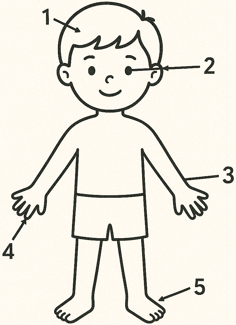 Label the Body Parts