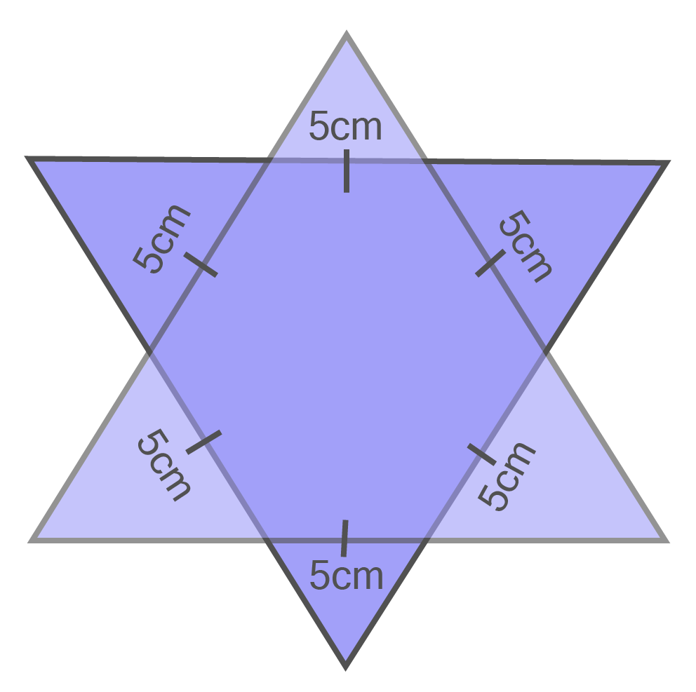 The hexagonal rangoli