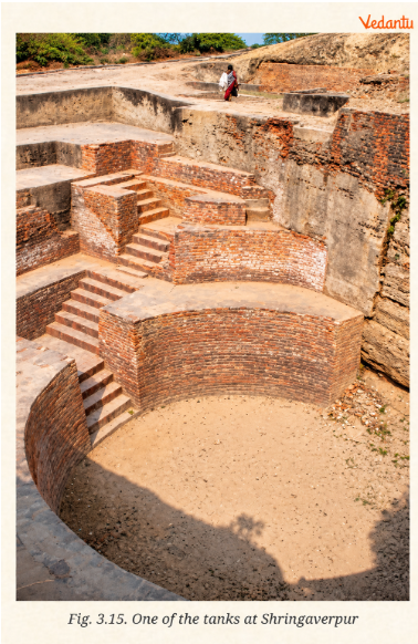 Fig 3.15 One of the tanks at Shringaverpur