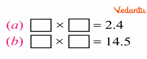 Fill the boxes in at least 2 different ways
