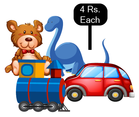 Number of toys