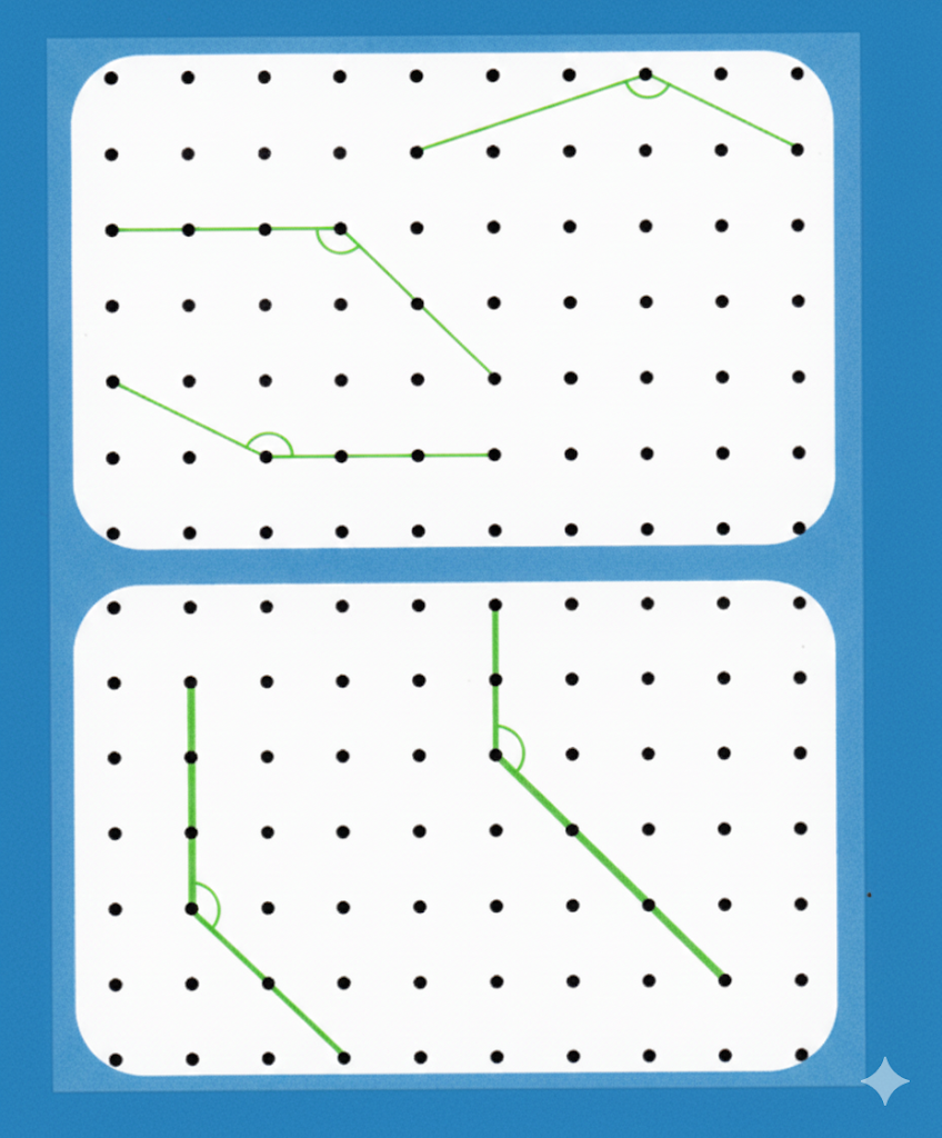 some drawings that show obtuse angles