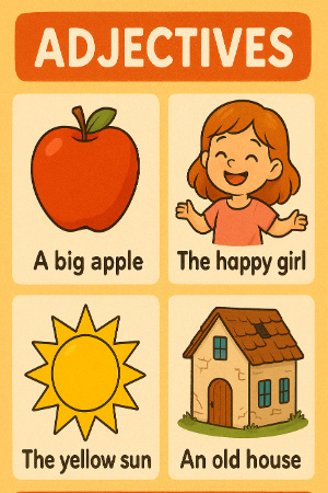 Class 2 English Grammar Adjectives Worksheets