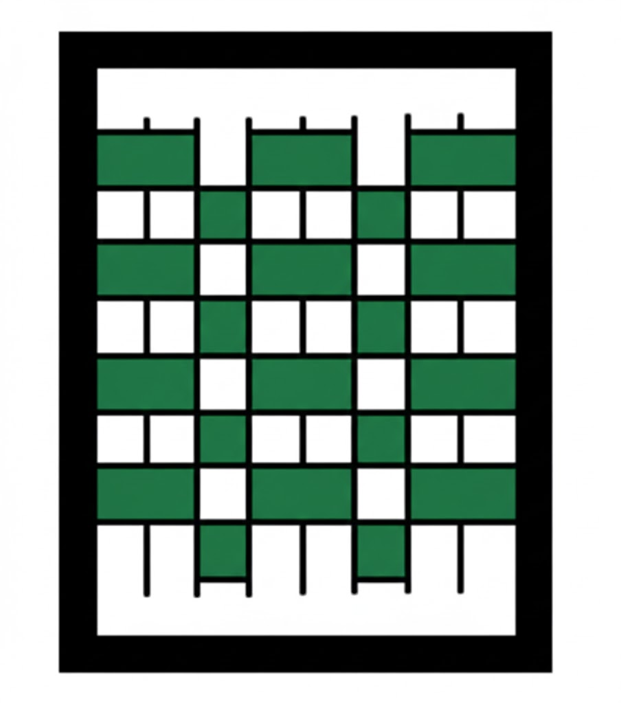 Can you figure out how to make this mat