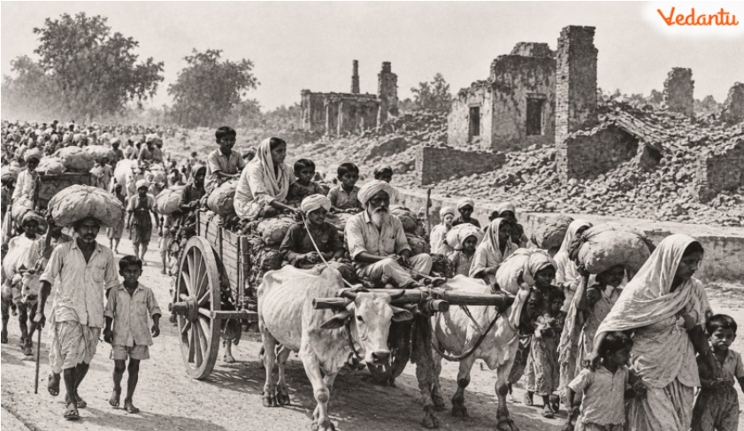 Why was the making of the Indian Constitution described as taking place during a tumultuous time?