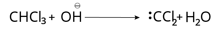 Reaction Between Chloroform and Alcohol