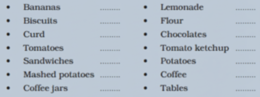 Classify the following as “C” (Countable) and “U” (Uncountable).