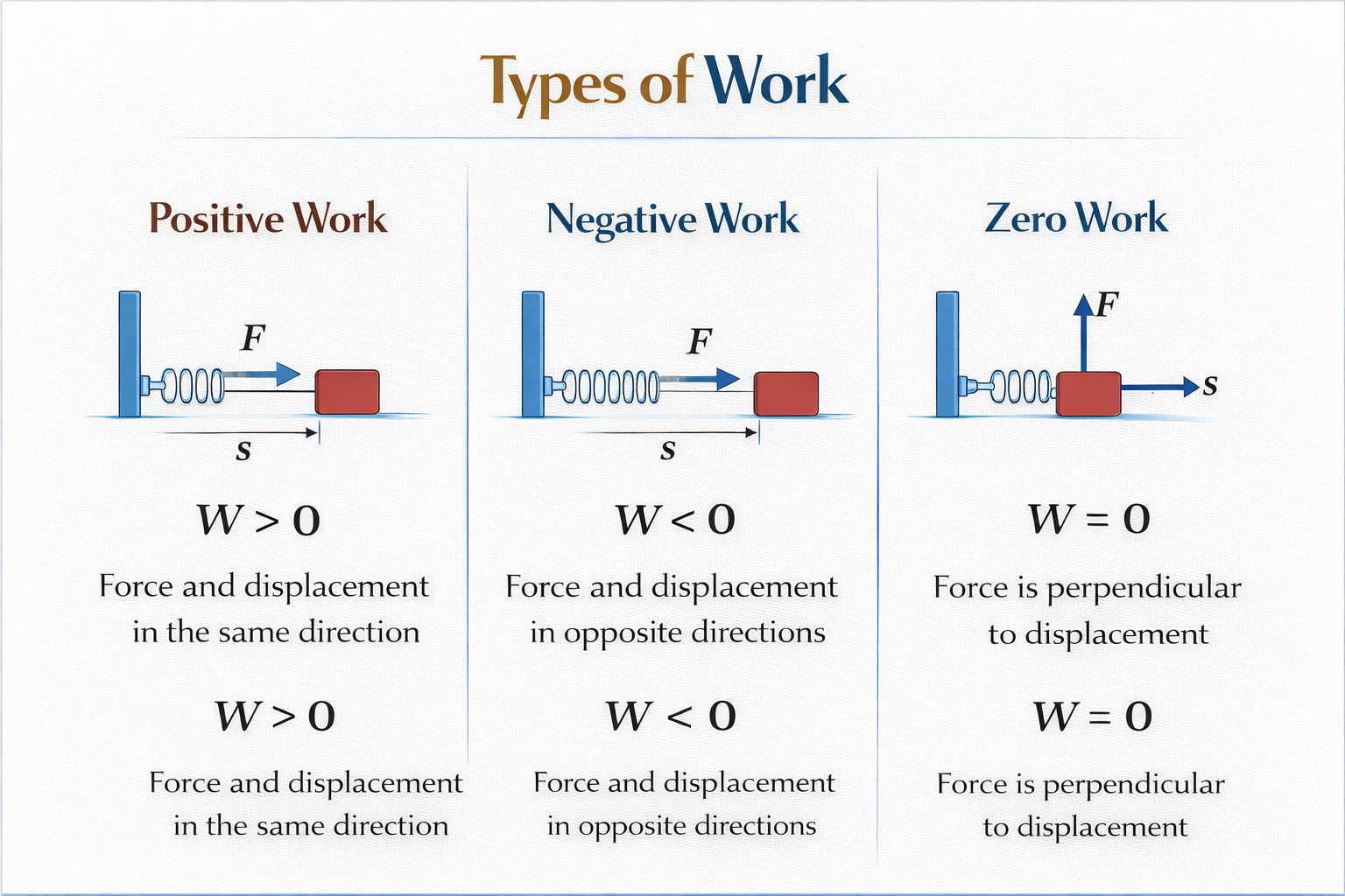Types of Work