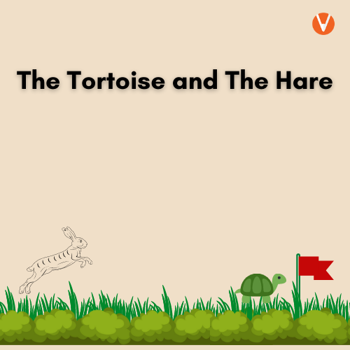 Image showing the illustration of tortoise winning the race