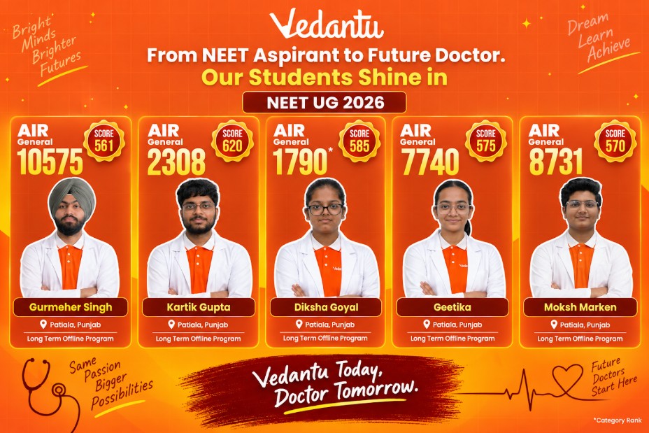 Vedantu Patiala NEET UG 2026 Results