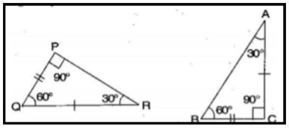Triangles RPQ and ABC