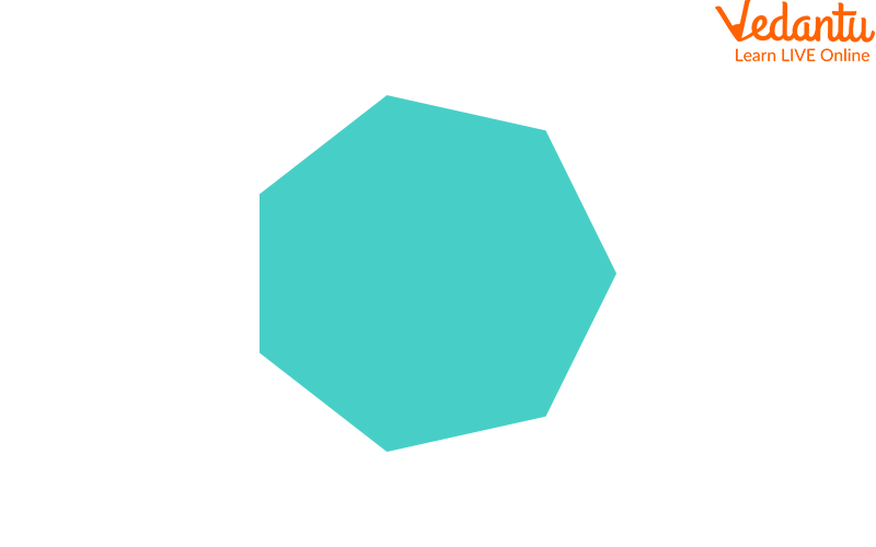 Shape of a Regular Heptagon