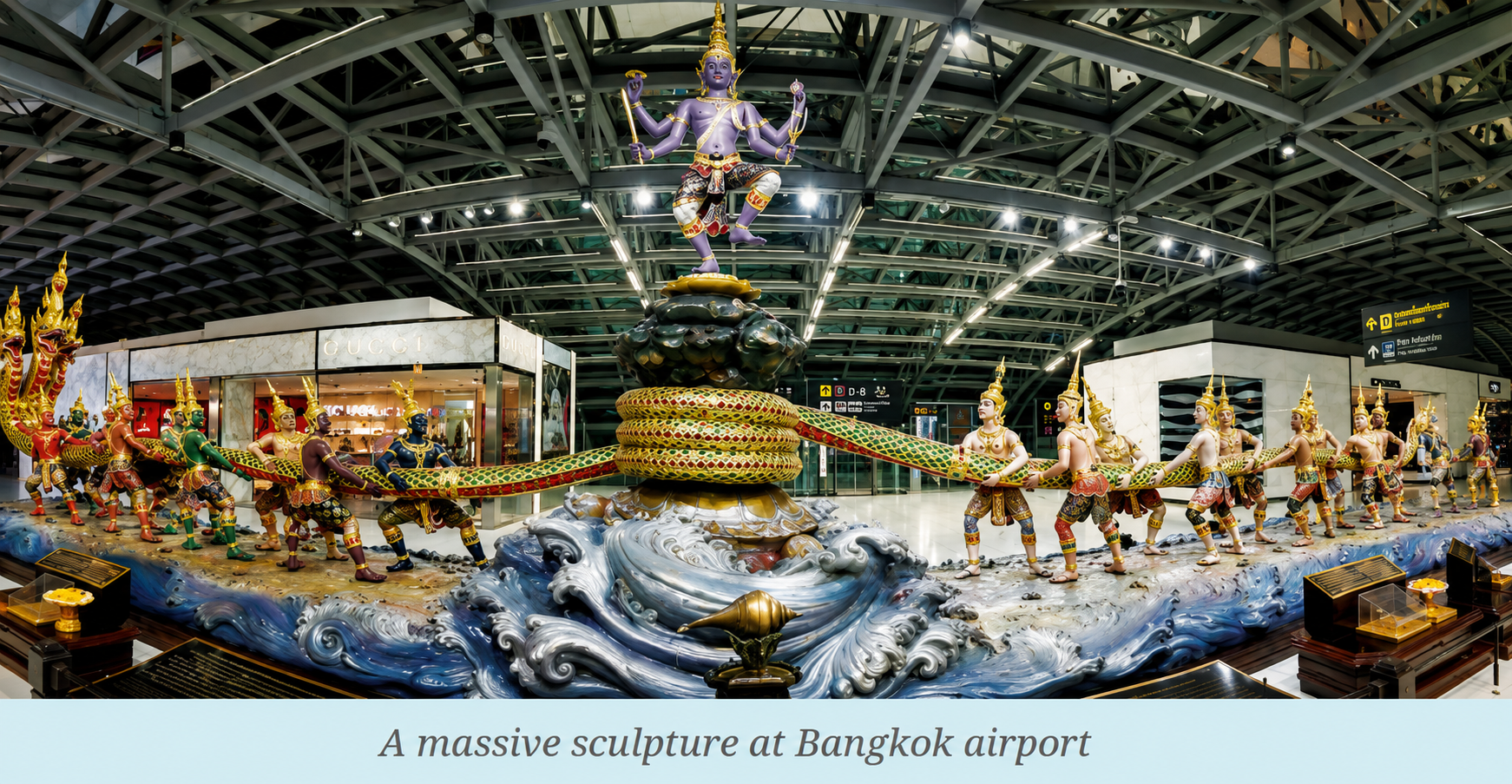 the well-known Hindu myth of samudra manthana or the churning of the ocean