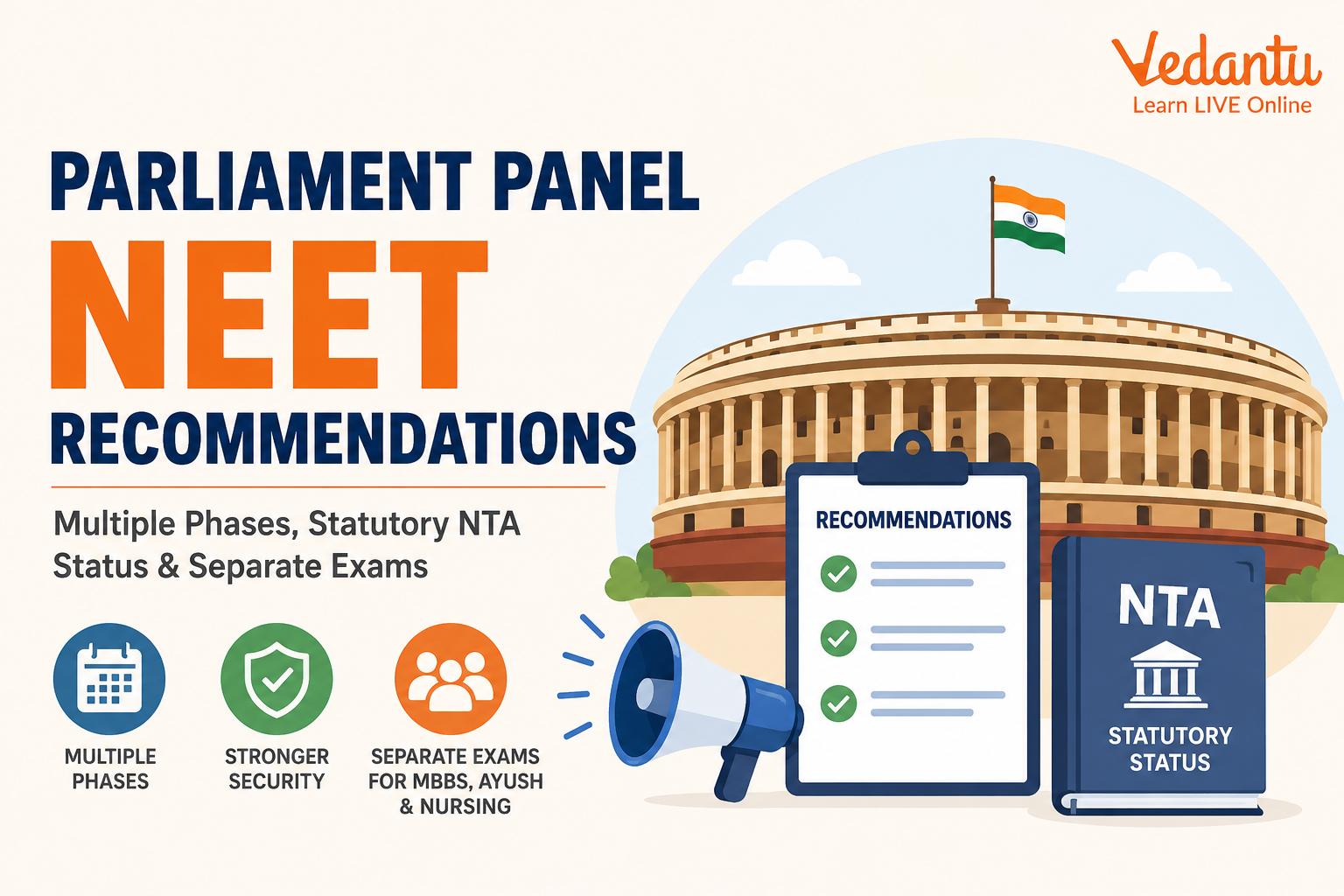 Parliament Panel NEET Recommendations