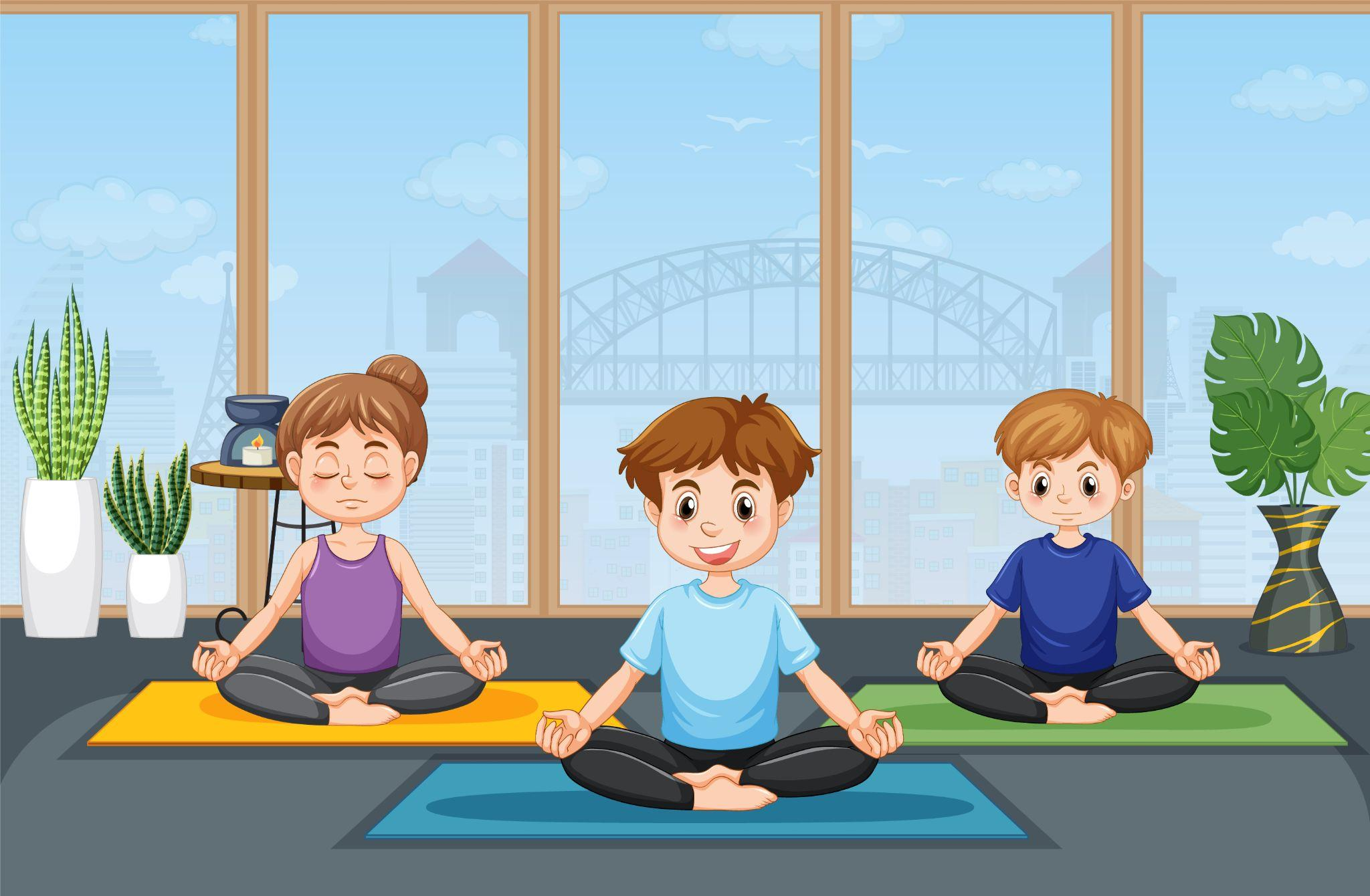 Practice of Yoga with Fun-Filled Activities