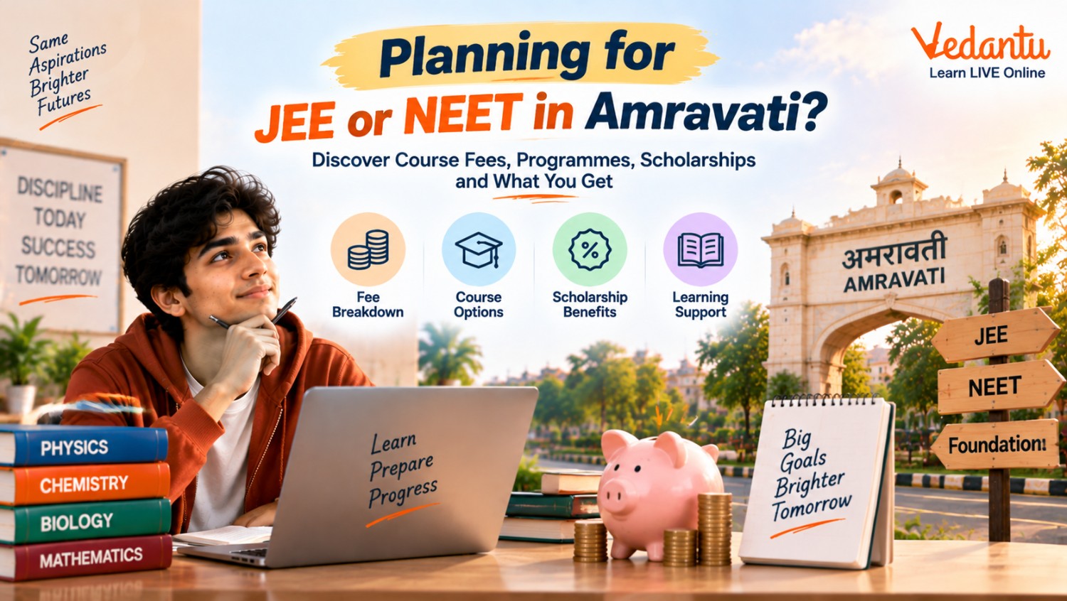 Vedantu JEE & NEET Coaching Fees in Amravati