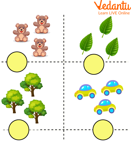 Number 3 worksheet for nursery, based on count and write