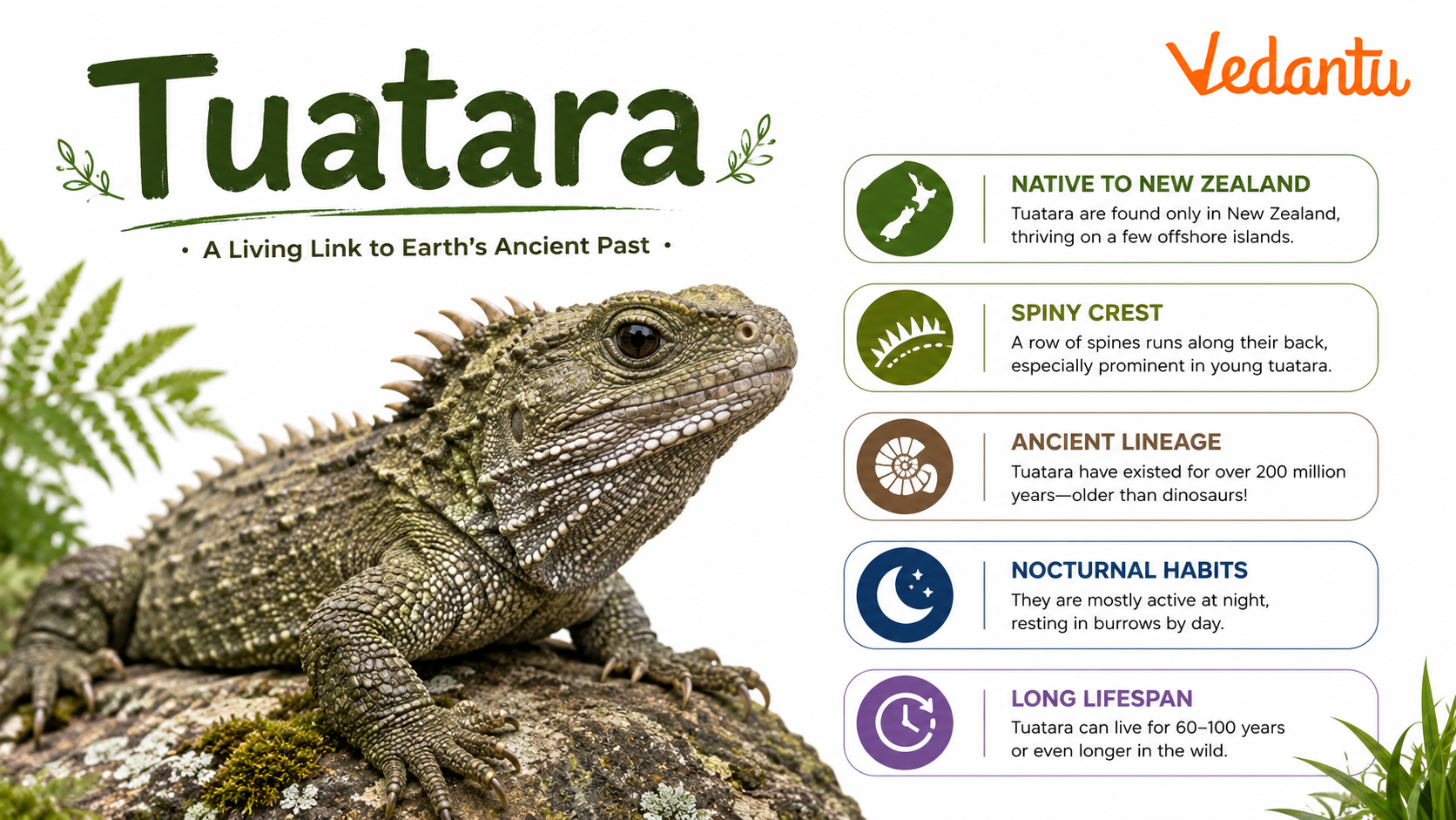 Tuatara reptile