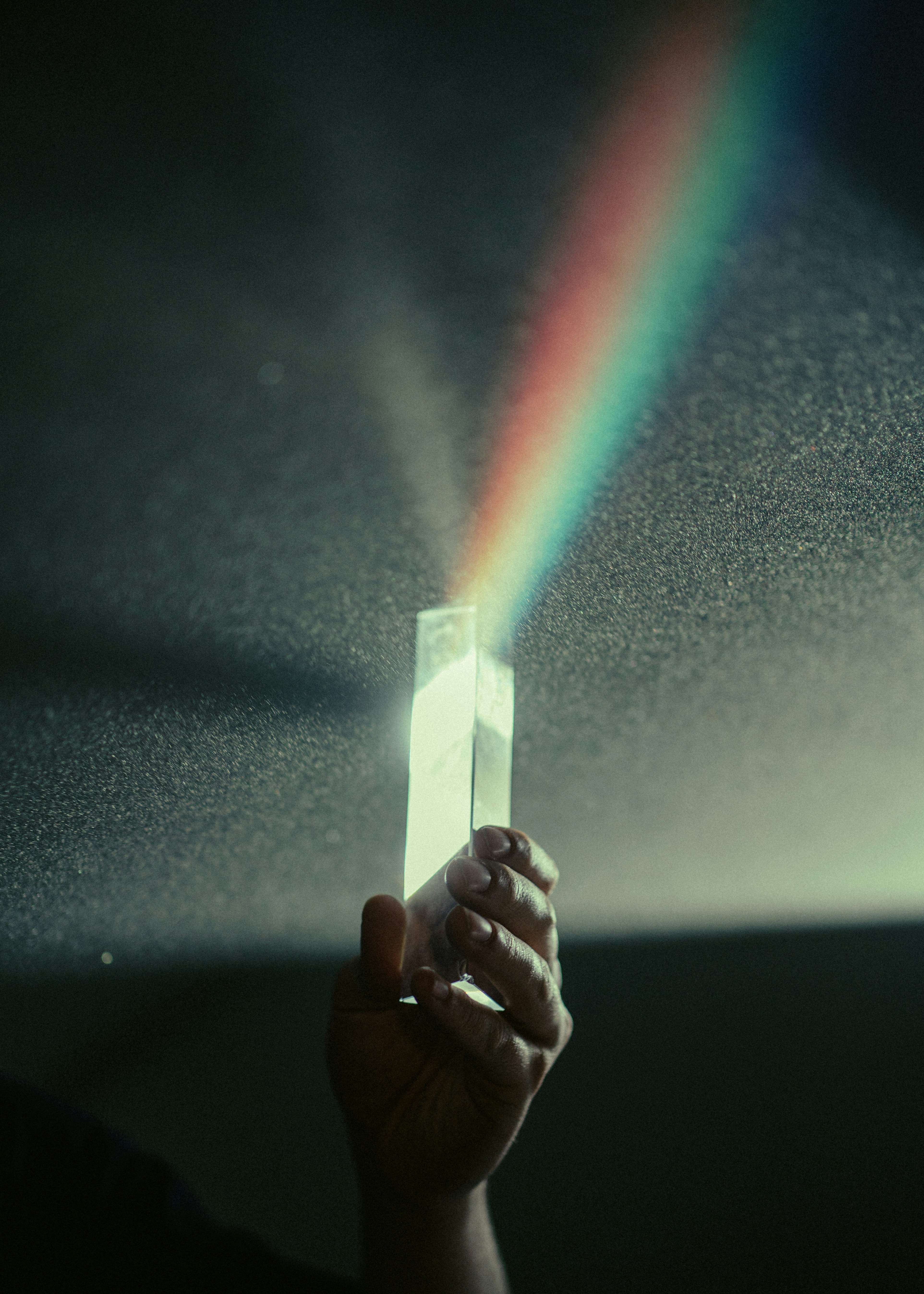 Light passes through a transparent medium