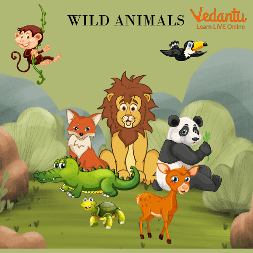 List of Wild Animals Names in English For Kids