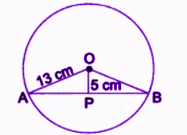 In a circle, a chord is 5 cm away from the centre..png