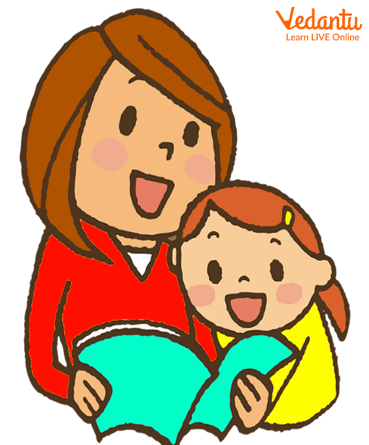 Mother Reading For Kids