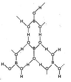 Hydrogen Bond in Boric Acid