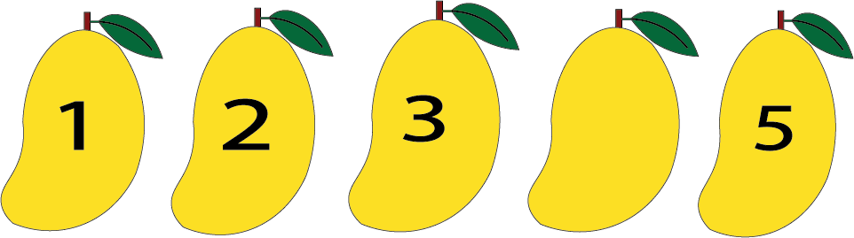 Shape pattern of mangoes