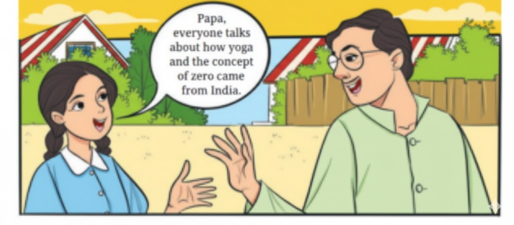 You will listen to a conversation between a father and daughter about lesser- known Indian inventions. As you listen, mark the four true statements from