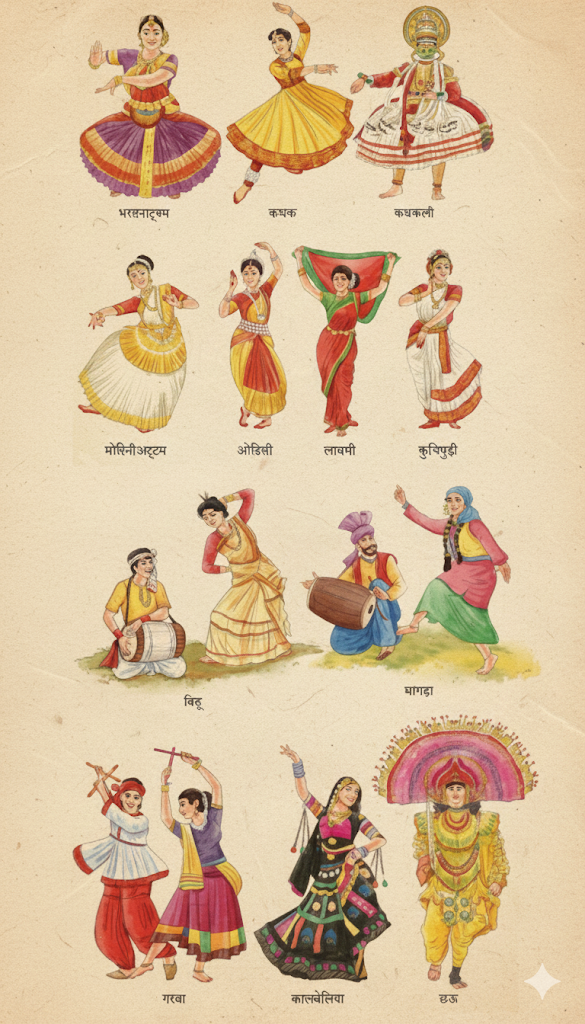 हमारे देश के नृत्य