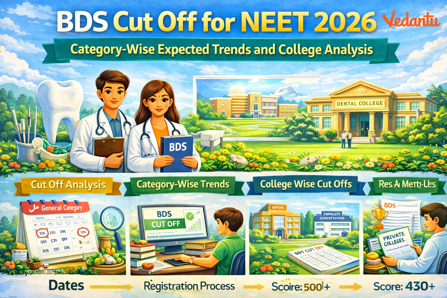 BDS Cut Off for NEET 2026: Category-Wise Expected Trends and College Analysis