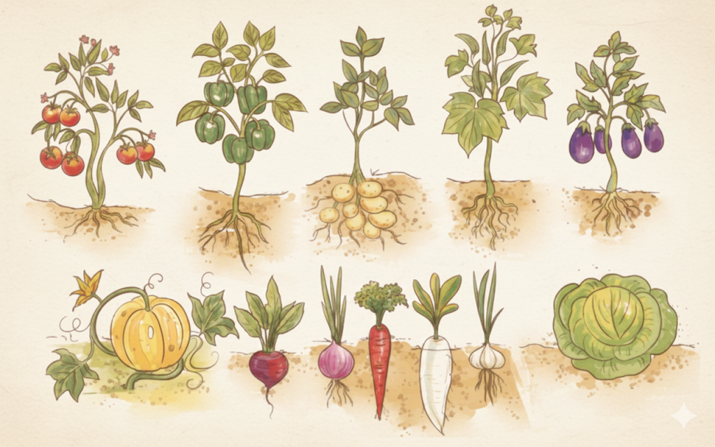 साग – भाजियों