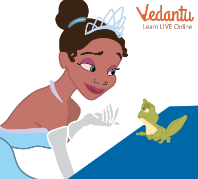 Tiana kisses the Frog