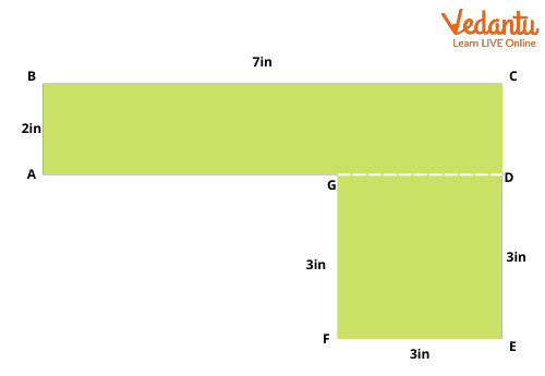 Area of composite shape