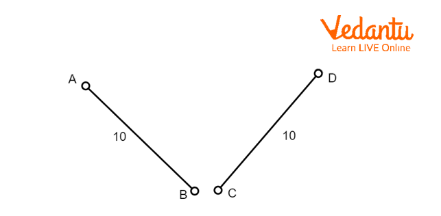 Two Congruent Line Segments