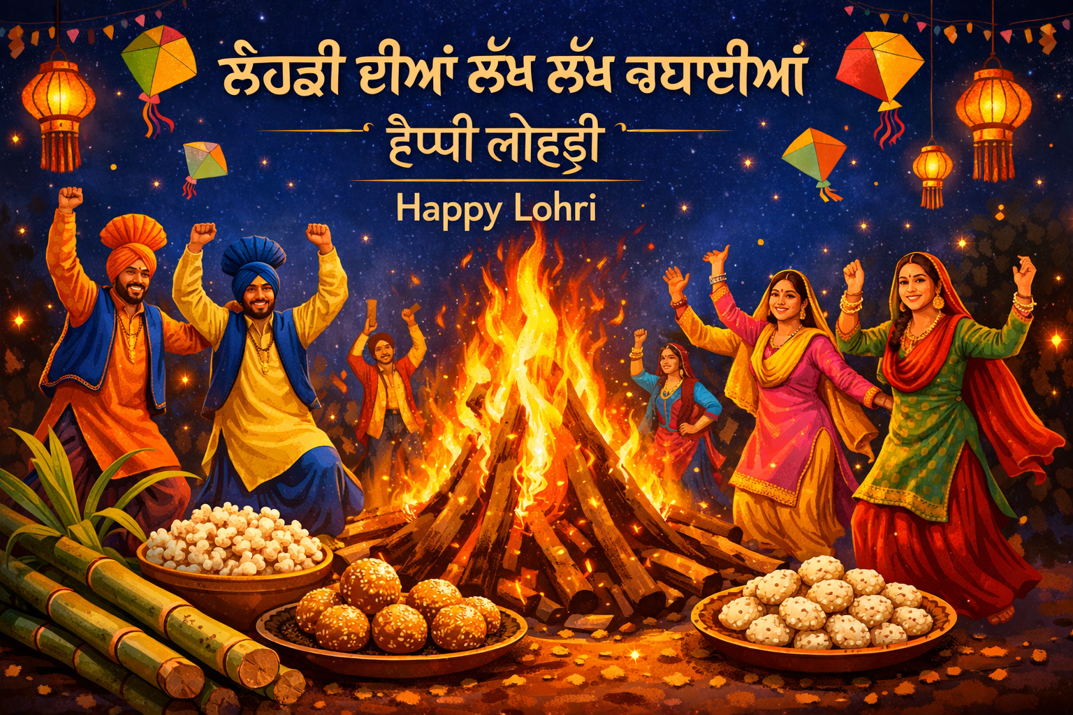 Happy Lohri Wishes