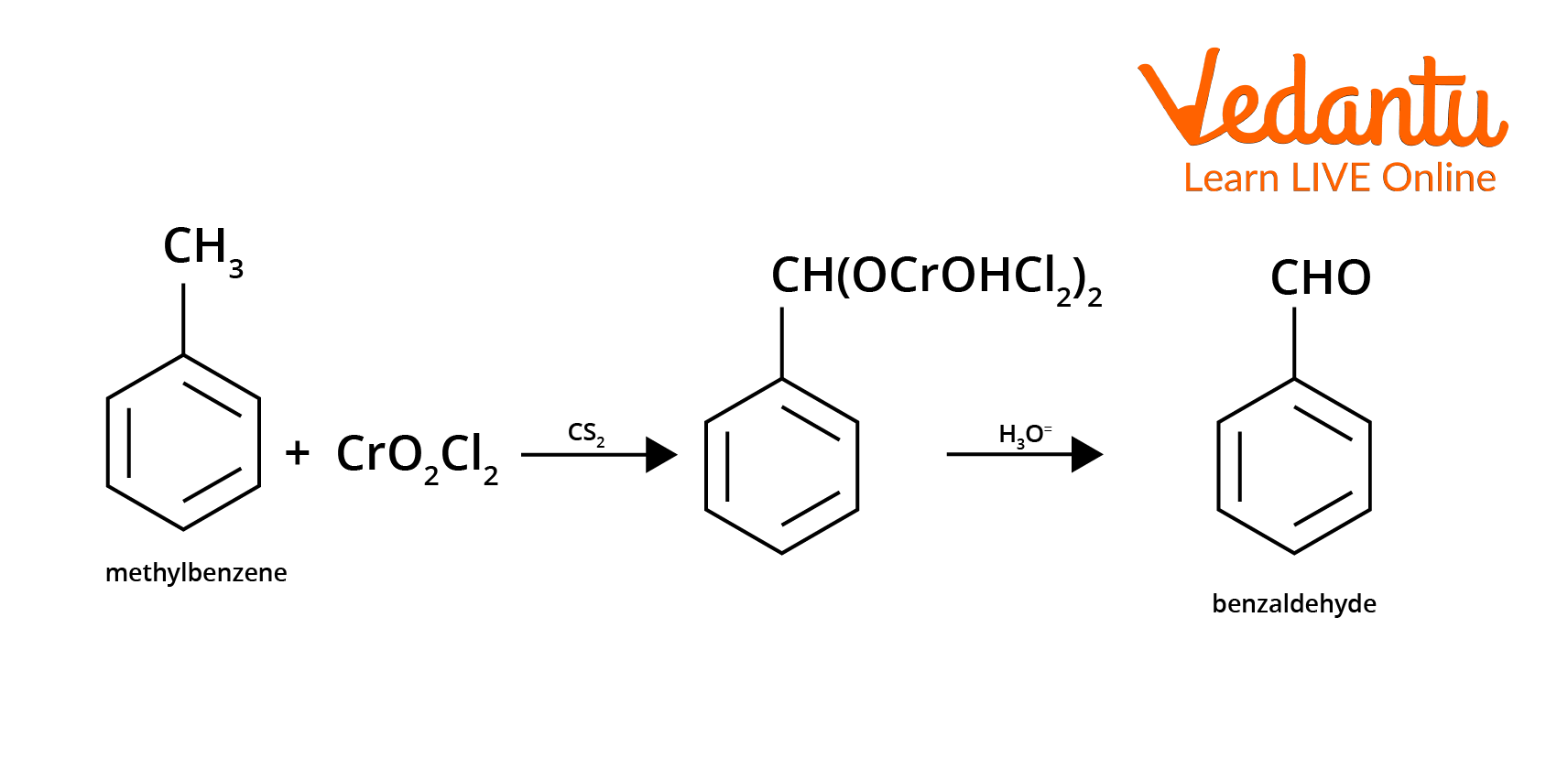 Conversion of Methyl Benzene to Benzaldehyde