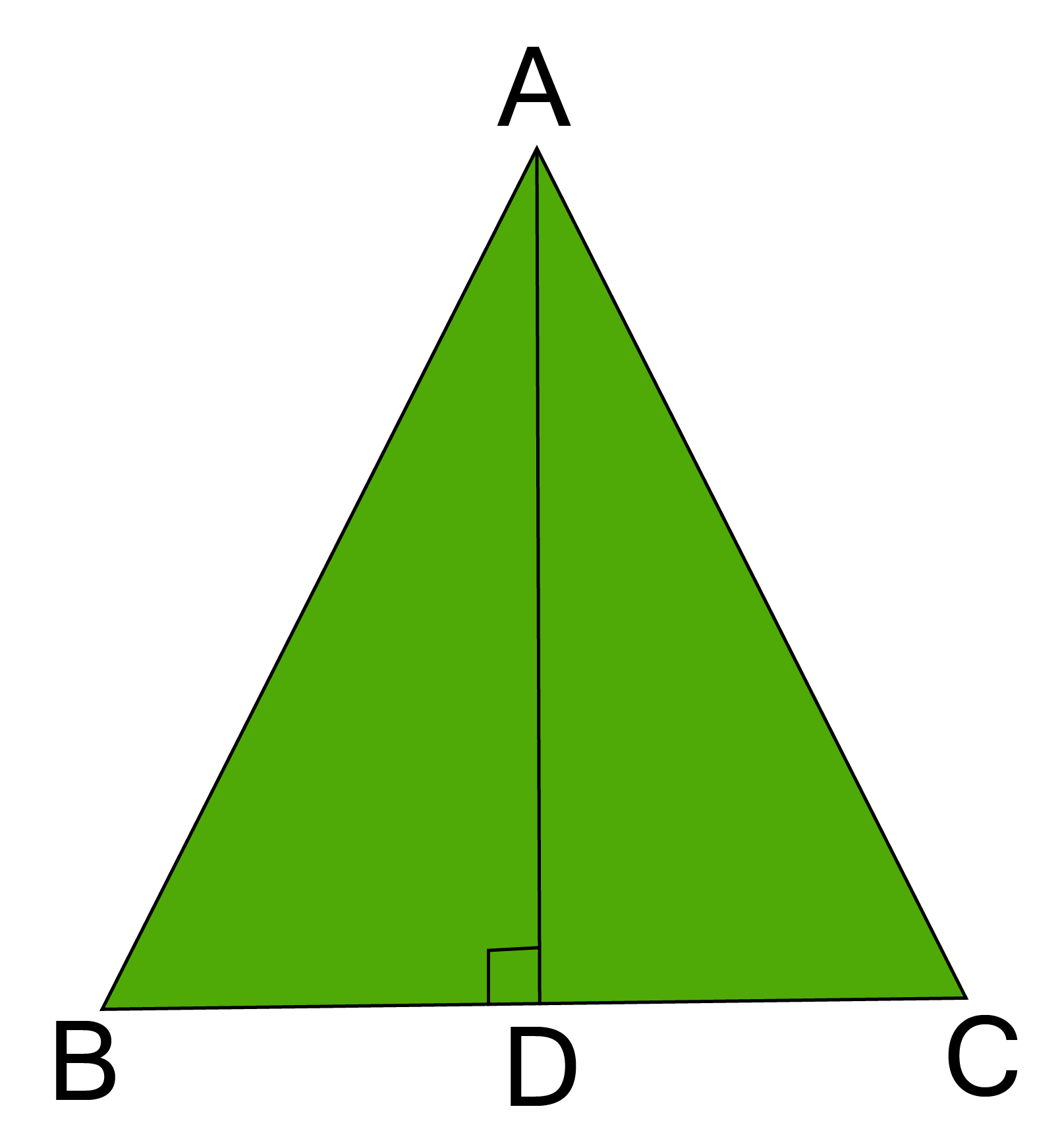 ABC, AD is the perpendicular bisector of BC