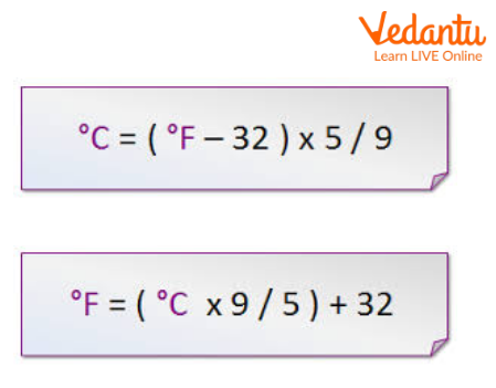 Convert Fahrenheit to Celsius Formula